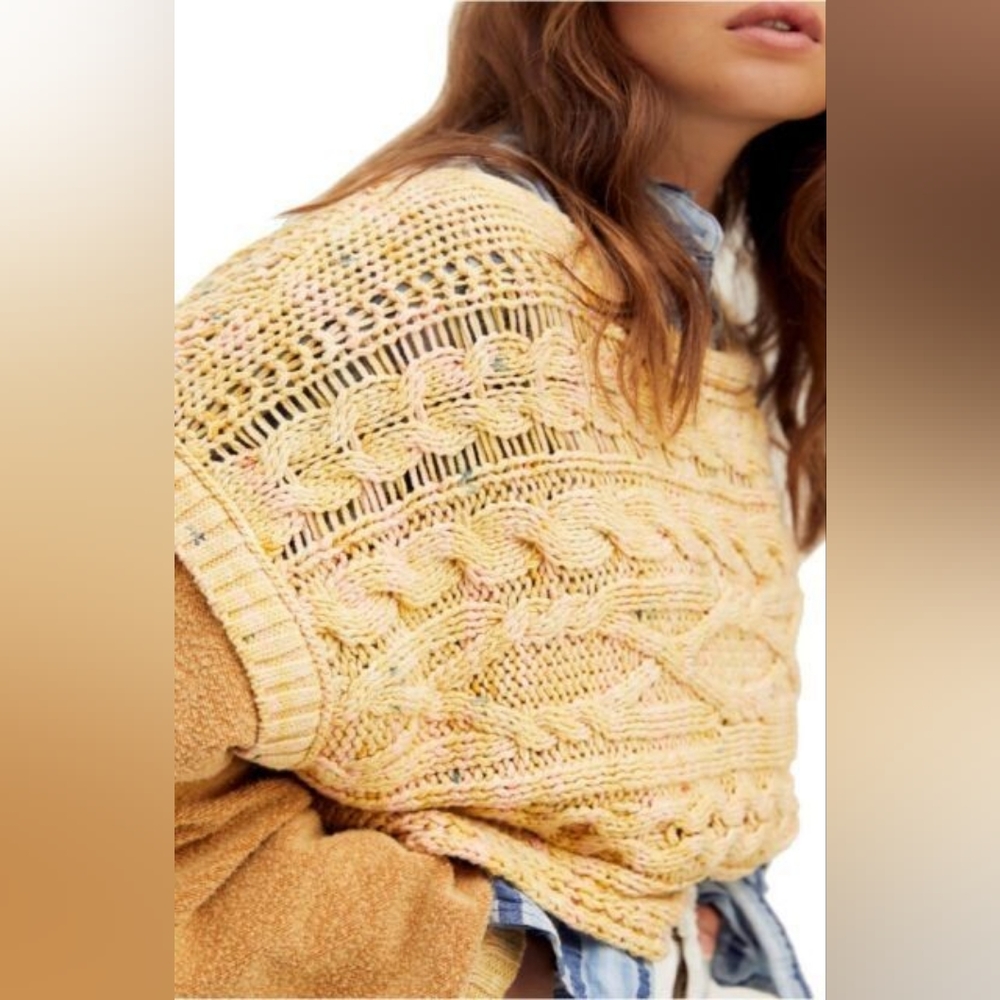 Free People Oversized Sweater Small/medium - Picture 9 of 10